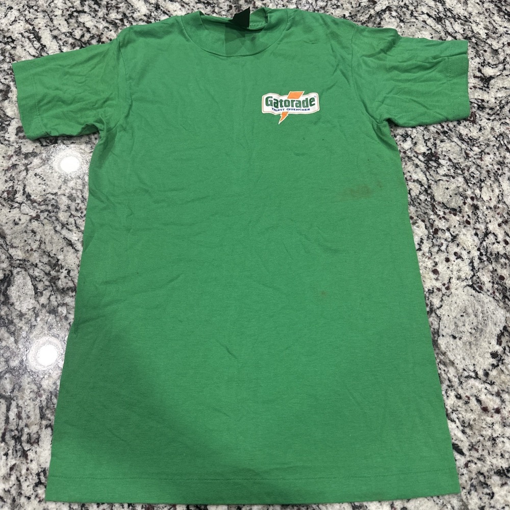 Vintage Gatorade‎ single stitch Medium Green
